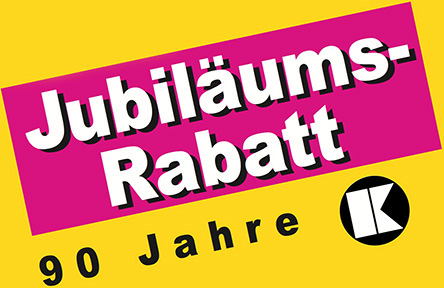 Jubiläumsrabatt