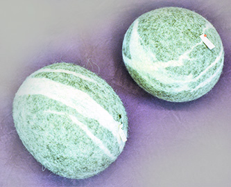 Beispiel kleinere Dekosteine aus Filz